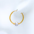 White Gold Orb 22k Gold Bali