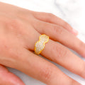 Contemporary CZ Ring