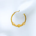 Small Reflective Gold 22k Gold Bali