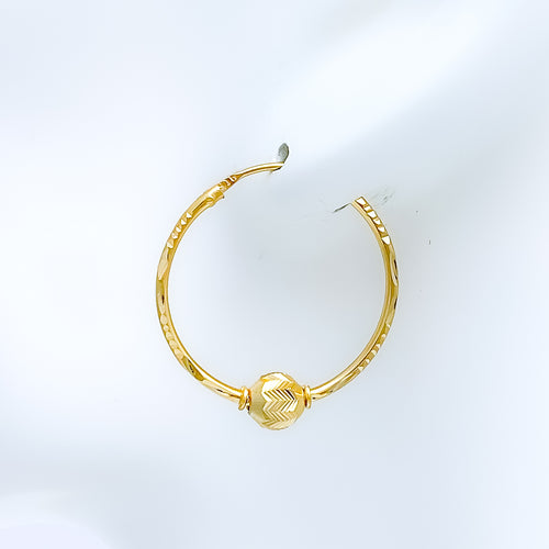 Dainty High Finish 22k Gold Bali