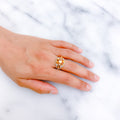 Chic Three Tone Ring