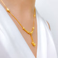 Sophisticated Glossy 22k Gold Necklace