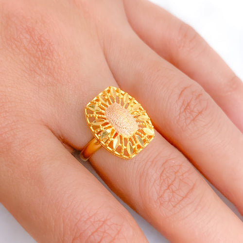 Upscale Rose Gold Ring