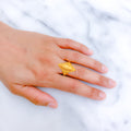 Oval-shaped Gold Ring