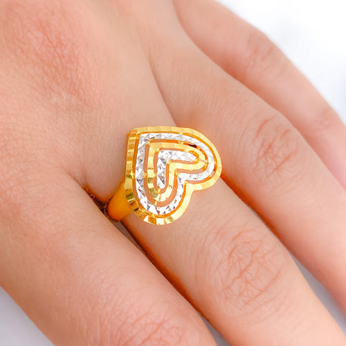 Inner Heart Gold Ring