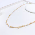 Classy Fine Pearl 22k Gold Chain