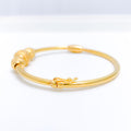 Contemporary Gold Bangle 22k Gold Bracelet