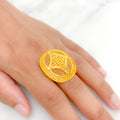 Beautiful Netted 22k Gold Ring