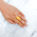Sophisticated Shimmering 22k Gold Ring