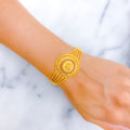 Chic Golden Leaf 22k Gold Bracelet