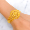 Chic Golden Leaf 22k Gold Bracelet