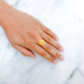 Delicate Modern 22k Gold Ring