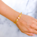 Upscale Rose Gold Bangle 22k Gold Bracelet