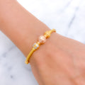 Upscale Rose Gold Bangle 22k Gold Bracelet