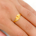 Dainty Noble 22k Gold Ring