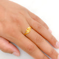 Dainty Noble 22k Gold Ring
