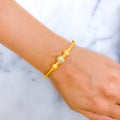Noble High Finish Bangle 22k Gold Bracelet