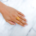 Fine Glistening 22k Gold Ring