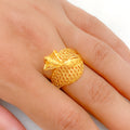 Extravagant Shiny 22k Gold Ring