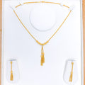 Glittery Orb Necklace 22k Gold Set