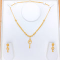 Sophisticated Beaded 22k Gold Necklace Set