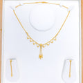 Striking Gold Orb Necklace Set