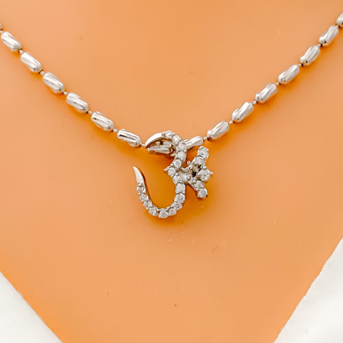 Attractive Diamond OM Pendant