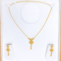 Classy Striking 22k Gold Necklace Set