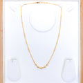 Shimmering Beaded 22k Gold Chain