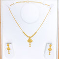 Decorative Delightful 22k Gold Necklace Set