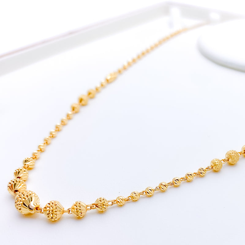 Classic Radiant 22k Gold Mala