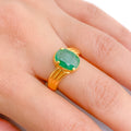 2.1ct Emerald Ring