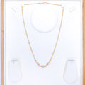 Dainty Upscale Beaded 22k Gold Chain