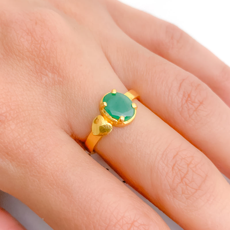 1.3ct Emerald Ring
