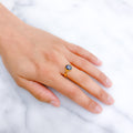 1.35ct Blue Sapphire Ring
