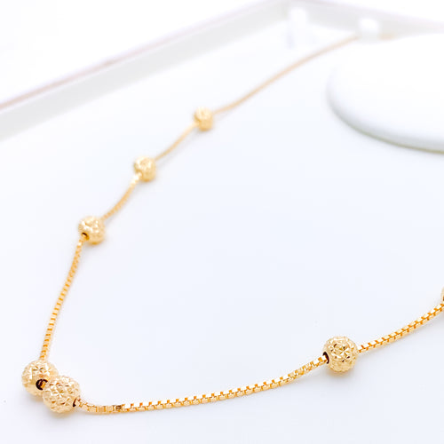 Jazzy Lightweight 22k Gold Chain