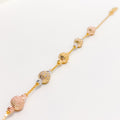 Delicate Dotted Orb 22k Gold Bracelet