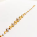 Graceful Grand Beaded 22k Gold Bracelet