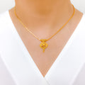 Lovely Petite 22k Gold Necklace Set