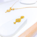 Elegant Vintage Inspired 22k Gold Set