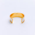 Classic Two-Tone 22k Gold Adjustable Ring