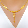 Orb Tassel Necklace Set
