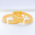 Classy Openable 22k Gold Bangle Pair