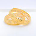 Chic Dressy 22k Gold Bangle Pair