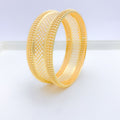 Modern Regal 22k Gold Bangle