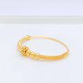 Vibrant Cluster Bangle 22k Gold Bracelet