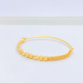 Elegant Thin Bangle 22k Gold Bracelet