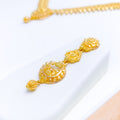 Refined V-Shape Chand 22k Gold Set