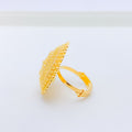 Radiant Adjustable 22k Gold Statement Ring