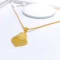 Elegant High Finish Gold 22k Gold Pendant